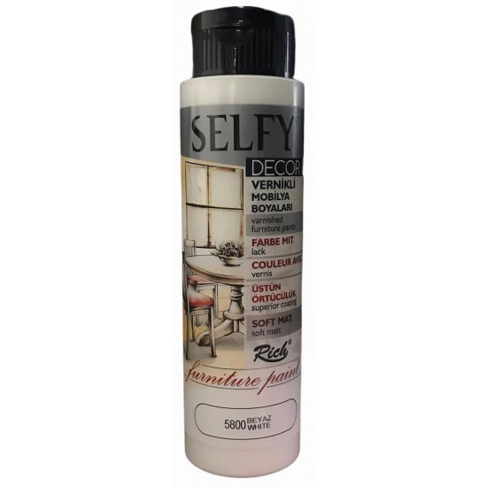 Rich 5800 Beyaz 500cc Selfy Decor Boya