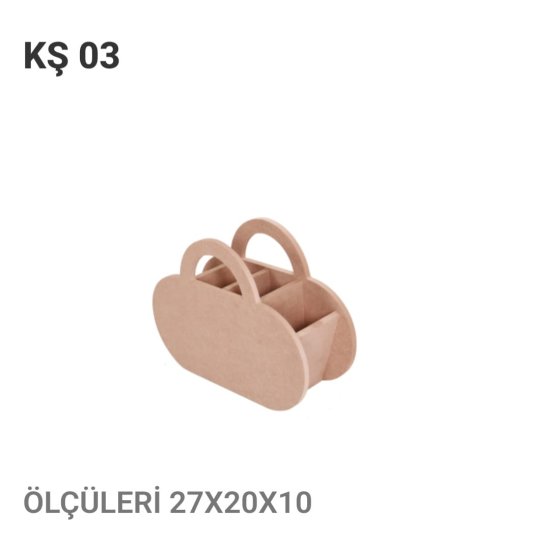 Kaşıklık Kalemlik 03 27x20x10cm