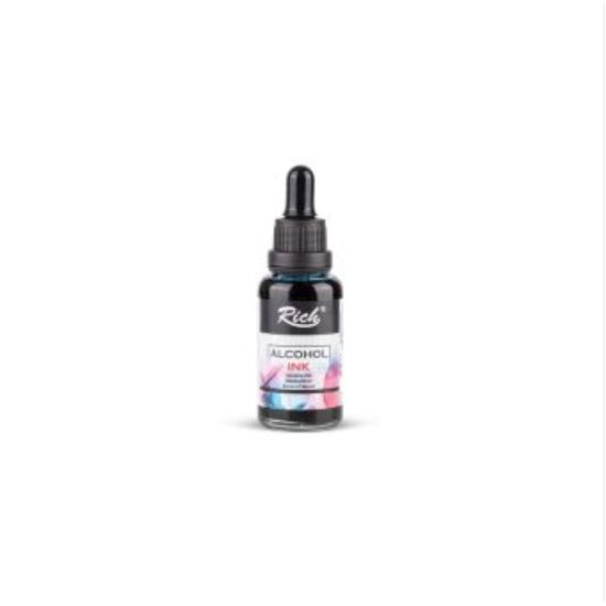 Rıch Alcohol Ink Alkol Bazlı Mürekkep 30ml Açık Mavi 19580
