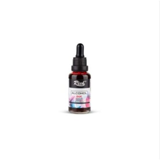 Rıch Alcohol Ink Alkol Bazlı Mürekkep 30ml Bordo 18611