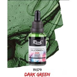 Rıch Alcohol Ink Alkol Bazlı Mürekkep 30ml Koyu Yeşil 19579