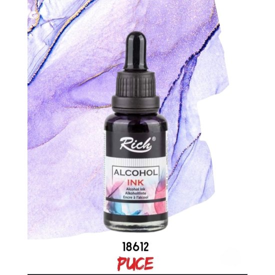 Rıch Alcohol Ink Alkol Bazlı Mürekkep 30ml Mor 18612