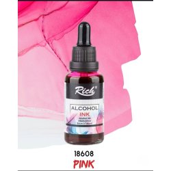 Rıch Alcohol Ink Alkol Bazlı Mürekkep 30ml Pembe 18608