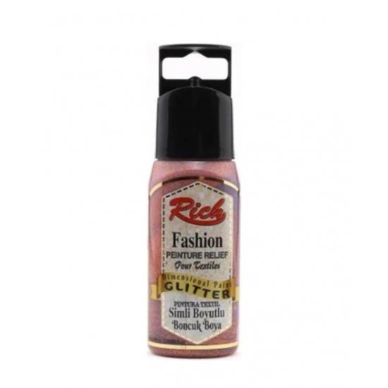 Rich Boyutlu Boncuk 60 cc Simli Bronz Kod  02648