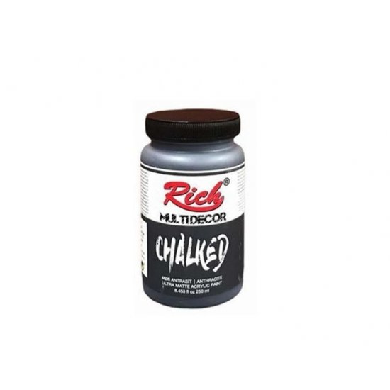 Rich 4606 Antrasit 250ml Chalked Multi Decor Boya