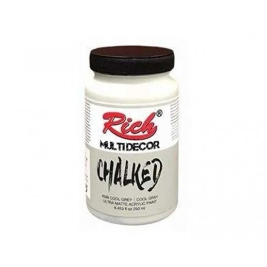 Rich 4598 Cool Grey 250ml Chalked Multi Decor Boya
