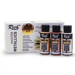 Rich Mastermix Metalik 6x60 cc 6`lı Set