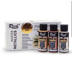 Rich Mastermix Metalik 6x60 cc 6`lı Set
