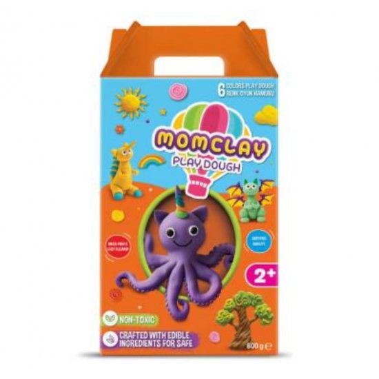 SMARTA Momclay Oyun Hamuru 6 Renk (100 GR *6 *1) 30000080