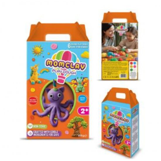 SMARTA Momclay Oyun Hamuru 6 Renk (100 GR *6 *1) 30000080