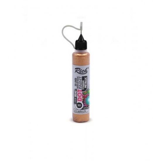 Rich Dot Paint 3d Likit Boncuk Boya Metalik Antik Altın 40 cc 15131