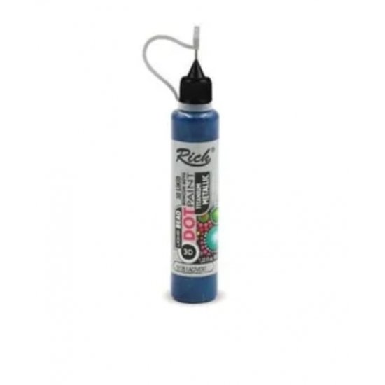 Rich Dot Paint 3d Likit Boncuk Boya Metalik Lacivert 40 cc 15128