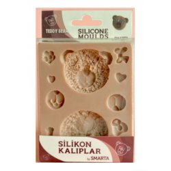 SMARTA Silikon Kalıplar - Ayı Teddy 10X13 cm SK1013016