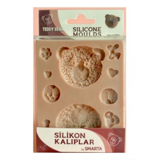 SMARTA Silikon Kalıplar - Ayı Teddy 10X13 cm SK1013016