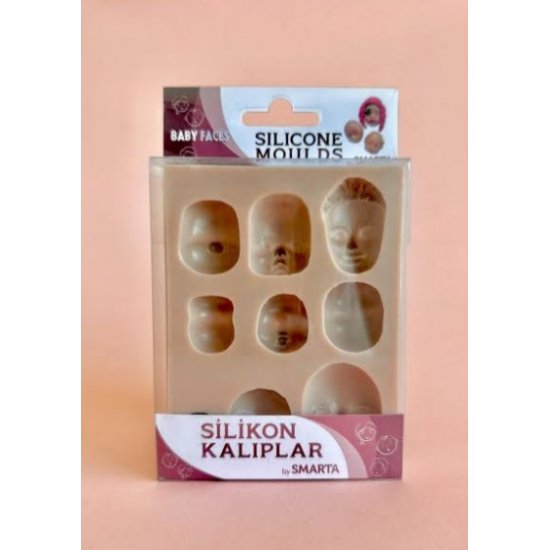 SMARTA Silikon Kalıplar - Bebek Yüzleri 10X13 cm SK1013019
