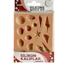 SMARTA Silikon Kalıplar - Deniz Kabukları 10X13 cm SK1013004