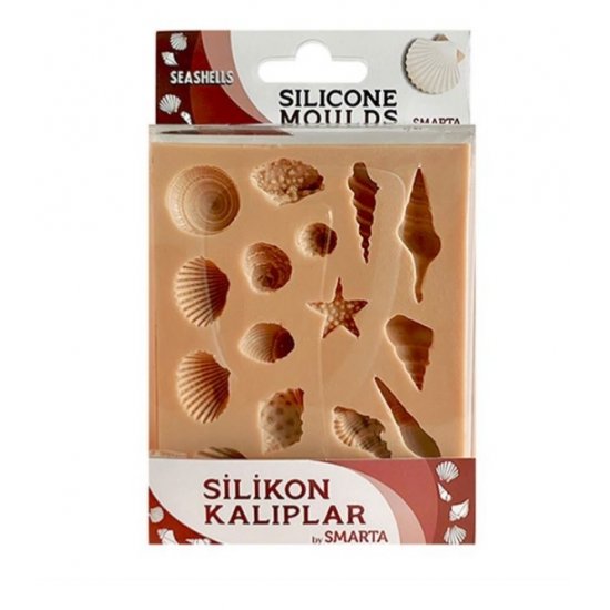 SMARTA Silikon Kalıplar - Deniz Kabukları 10X13 cm SK1013004