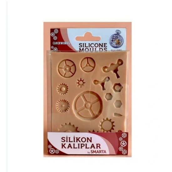 SMARTA Silikon Kalıplar - Saat Parçaları 10X13 cm SK1013015