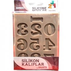 SMARTA Silikon Kalıplar - Sayılar 10X13 cm SK1013021