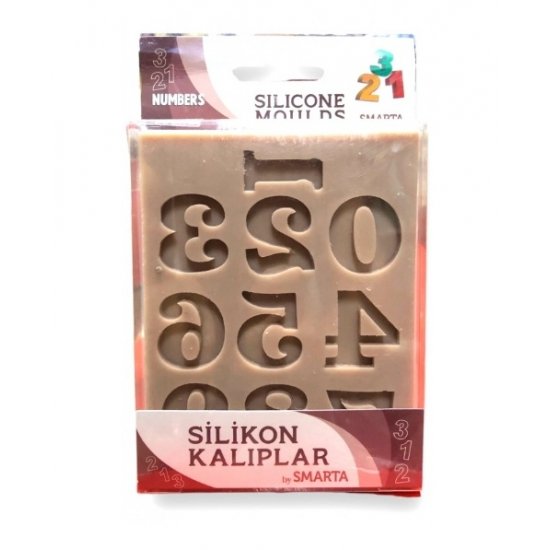 SMARTA Silikon Kalıplar - Sayılar 10X13 cm SK1013021