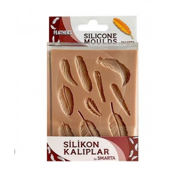 SMARTA Silikon Kalıplar - Tüyler 10X13 cm SK1013006