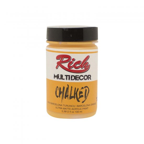 Rich-4518-Barcelona-Turuncu-100ml-Chalked-Multi-Decor-Boya
