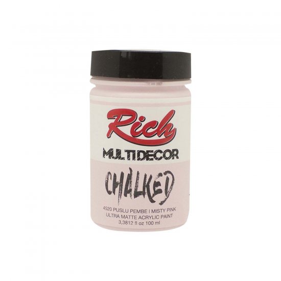 Rich-4520-Puslu-Pembe-100ml-Chalked-Multi-Decor-Boya