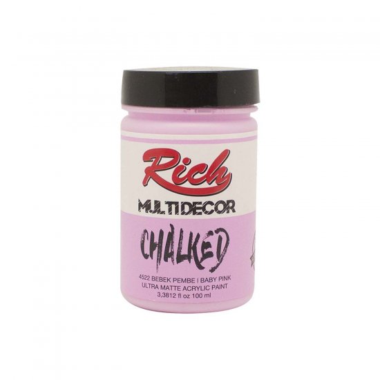Rich-4522-Bebek-Pembe-100ml-Chalked-Multi-Decor-Boya
