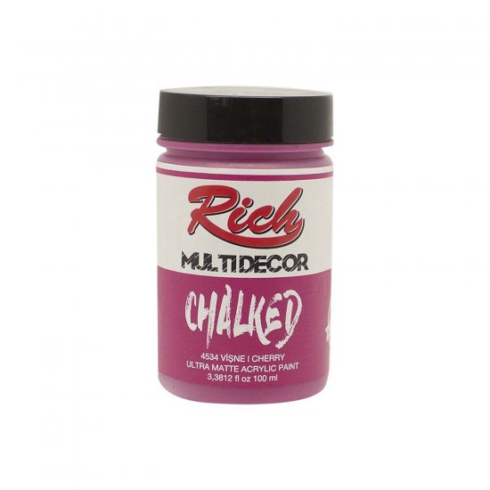 Rich-4534-Vişne-100ml-Chalked-Multi-Decor-Boya