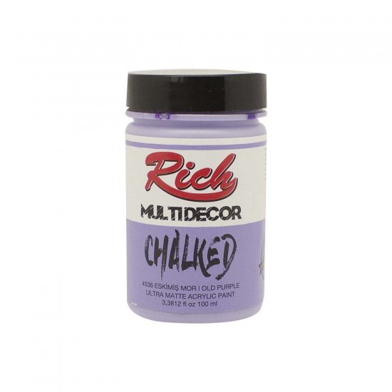 Rich-4536-Eskimiş-Mor-100ml-Chalked-Multi-Decor-Boya