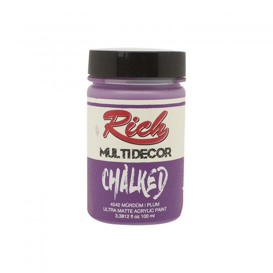 Rich-4542-Mürdüm-100ml-Chalked-Multi-Decor-Boya