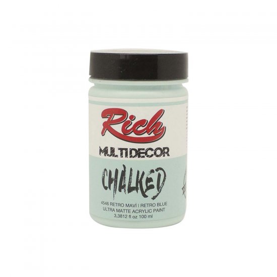 Rich-4546-Retro-Mavi-100ml-Chalked-Multi-Decor-Boya
