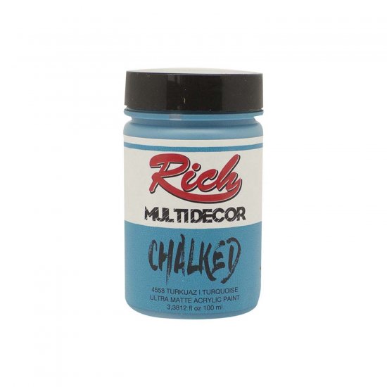Rich-4558-Turkuaz-100ml-Chalked-Multi-Decor-Boya