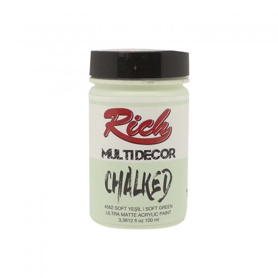 Rich-4562-Soft-Yeşil-100ml-Chalked-Multi-Decor-Boya