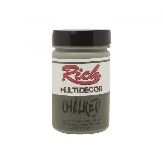 Rich-4570-Küf-Yeşili-100ml-Chalked-Multi-Decor-Boya