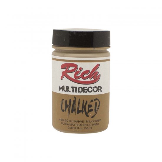 Rich-4584-Sütlü-Kahve-100ml-Chalked-Multi-Decor-Boya