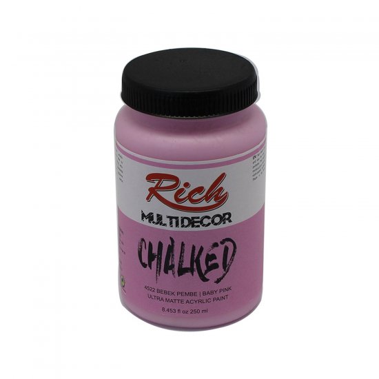 Rich 4522 Bebek Pembe 250ml Chalked Multi Decor Boya