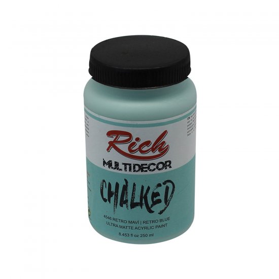 Rich 4546 Retro Mavi 250ml Chalked Multi Decor Boya