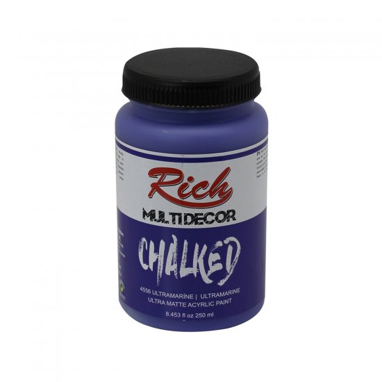 Rich 4556 Ultra Marine 250ml Chalked Multi Decor Boya