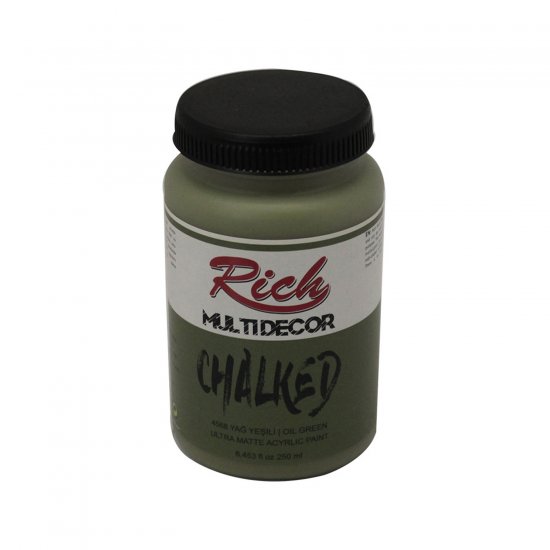 Rich 4568 Yağ Yeşili 250ml Chalked Multi Decor Boya