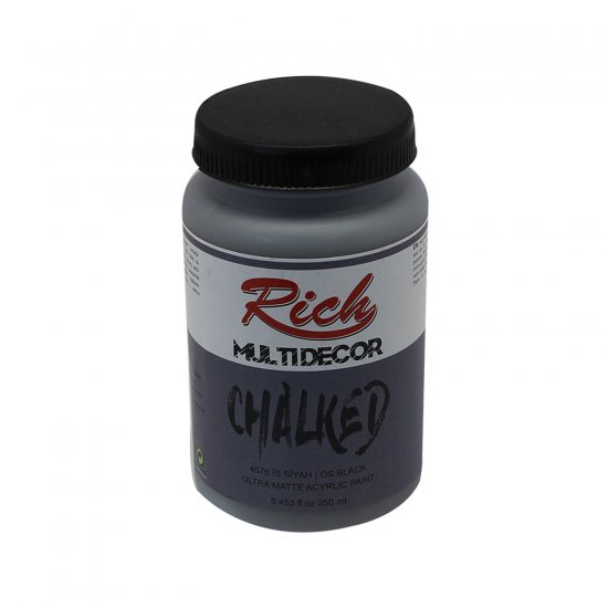 Rich 4576 İs Siyah 250ml Chalked Multi Decor Boya