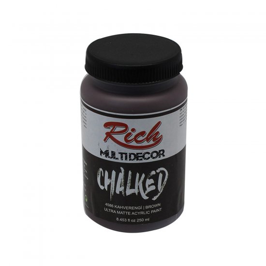 Rich 4586 Kahverengi 250ml Chalked Multi Decor Boya
