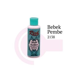 Rich Multi Surface Boya 2138 Bebek Pembe 120 cc