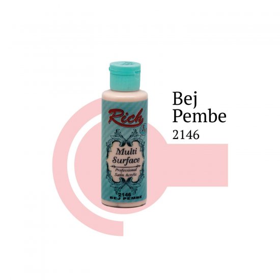 Rich Multi Surface Boya 2146 Bej Pembe 120 cc