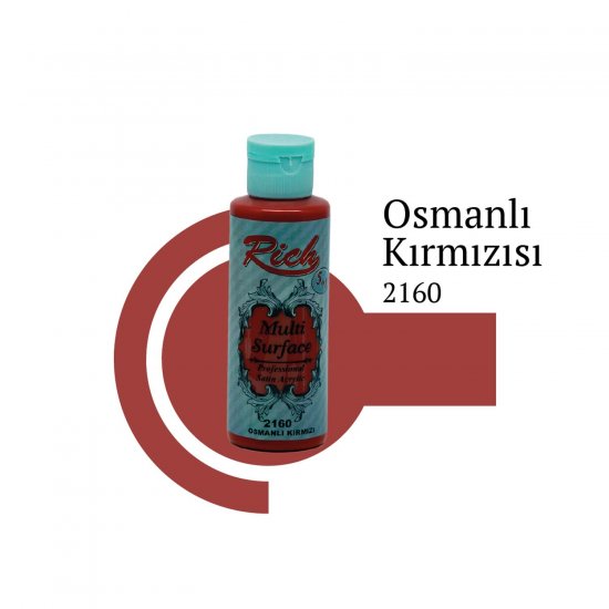 Rich Multi Surface Boya 2160 Osmanlı Kırmızı 120 cc