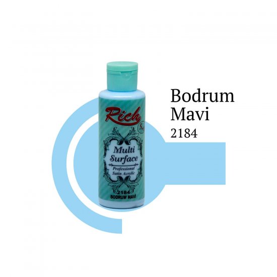 Rich Multi Surface Boya 2184 Bodrum Mavi 120 cc