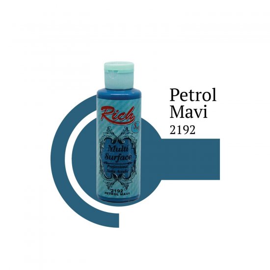 Rich Multi Surface Boya 2192 Petrol Mavi 120 cc