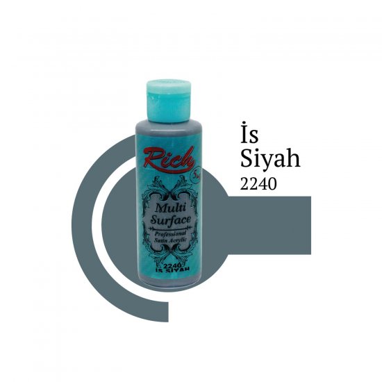 Rich Multi Surface Boya 2240 İs Siyahı 120 cc
