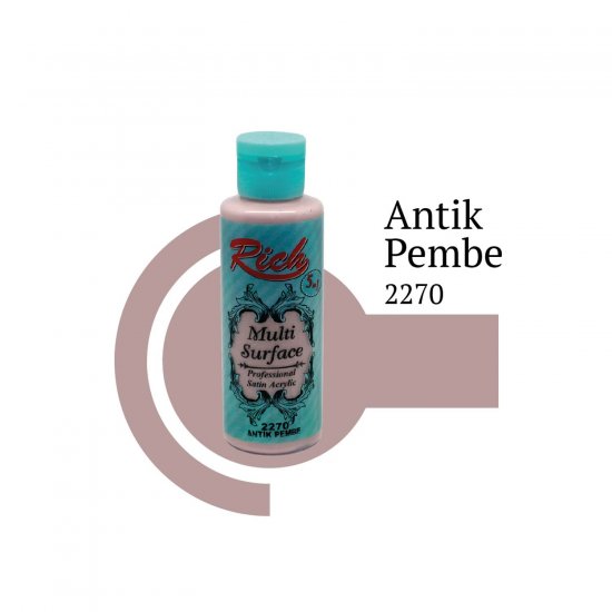 Rich Multi Surface Boya 2270 Antik Pembe 120 cc