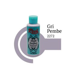 Rich Multi Surface Boya 2272 Gri Pembe 120 cc